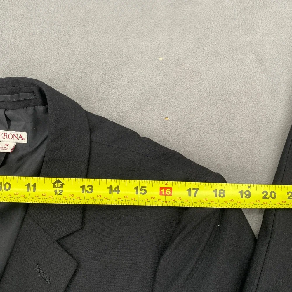 Merona Mens Slim Fit Two Button Blazer Black Sport Coat Size Medium 7523